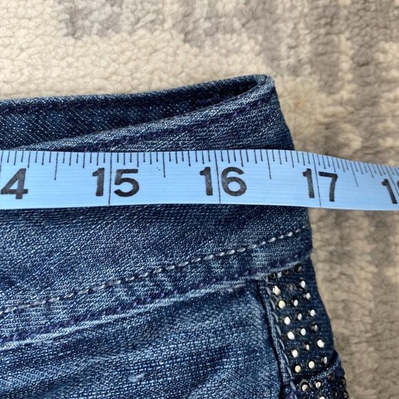 Guess Jean Shorts w Bling - Picture 6 of 7